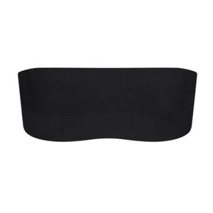 NWT SKIMS KNIT SWIM BEACHWEAR BANDEAU BIKINI TOP Size XS Color Onyx